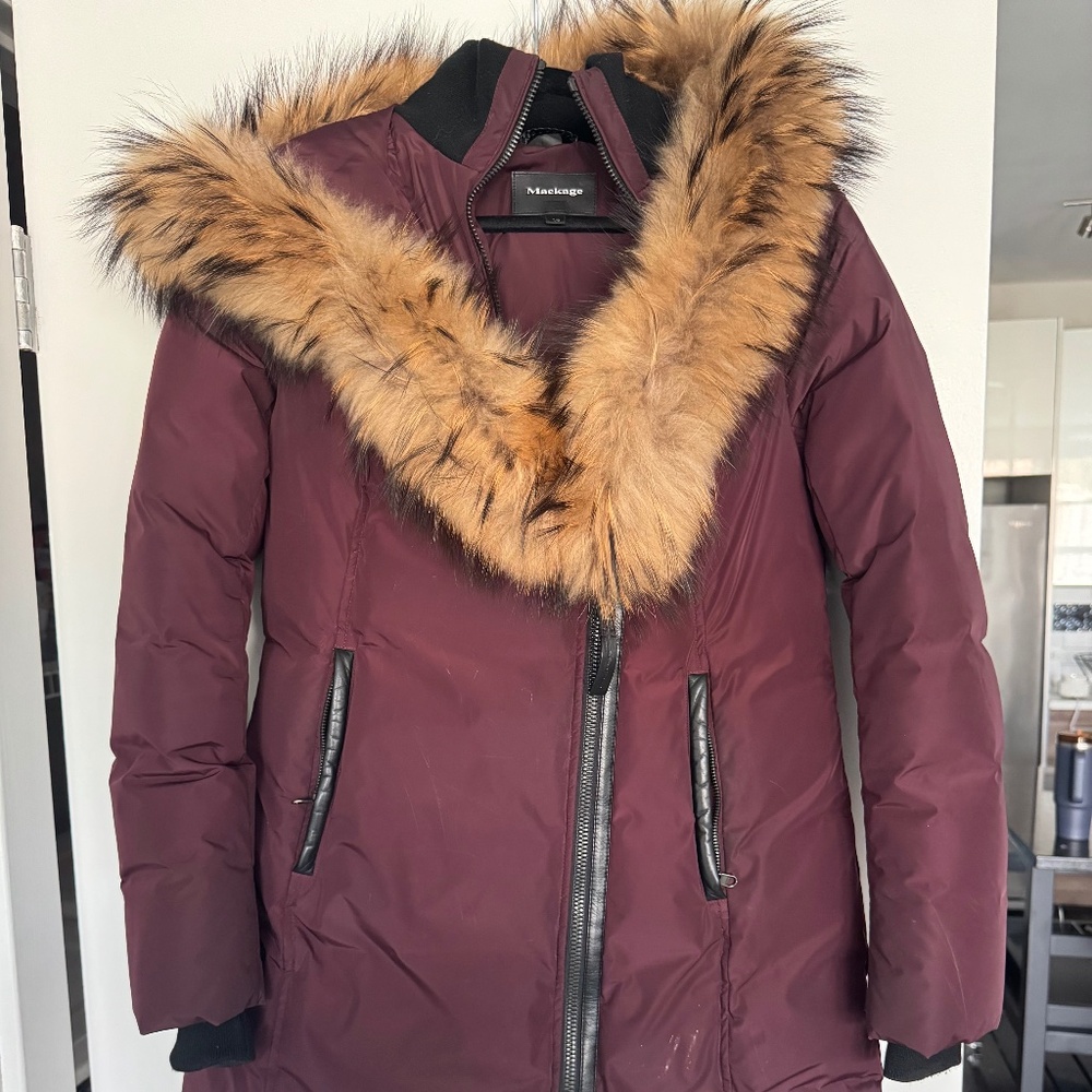 Mackage Coat with Natural Fur